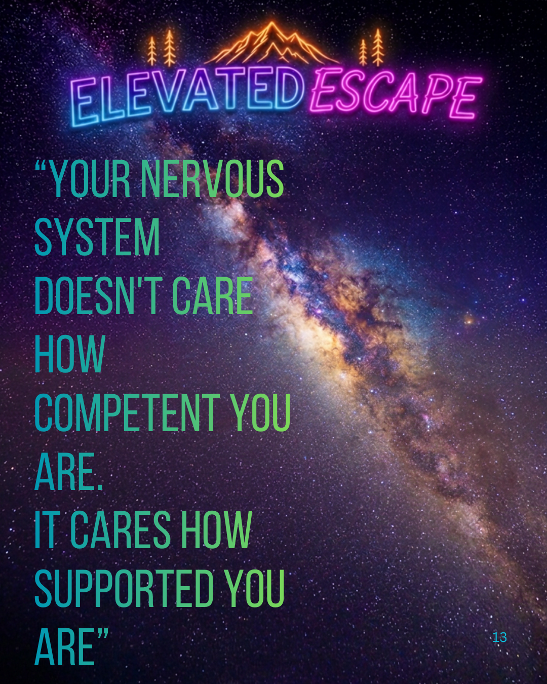 Elevated Escape Quote